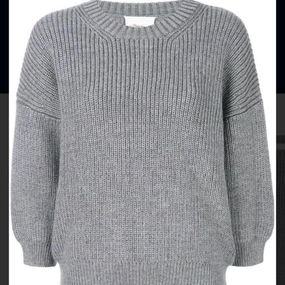 3.1 Phillip Lim Charcoal puff sleeve sweater